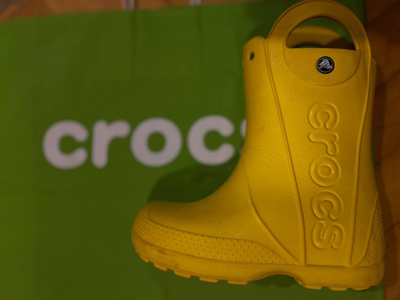 Детские резиновые сапоги Crocs