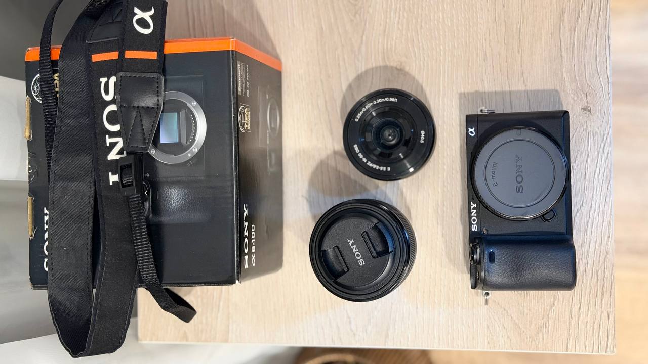 Sony A6400 + объективы FE 1.8/50mm и 3.5-5.6/16-50mm