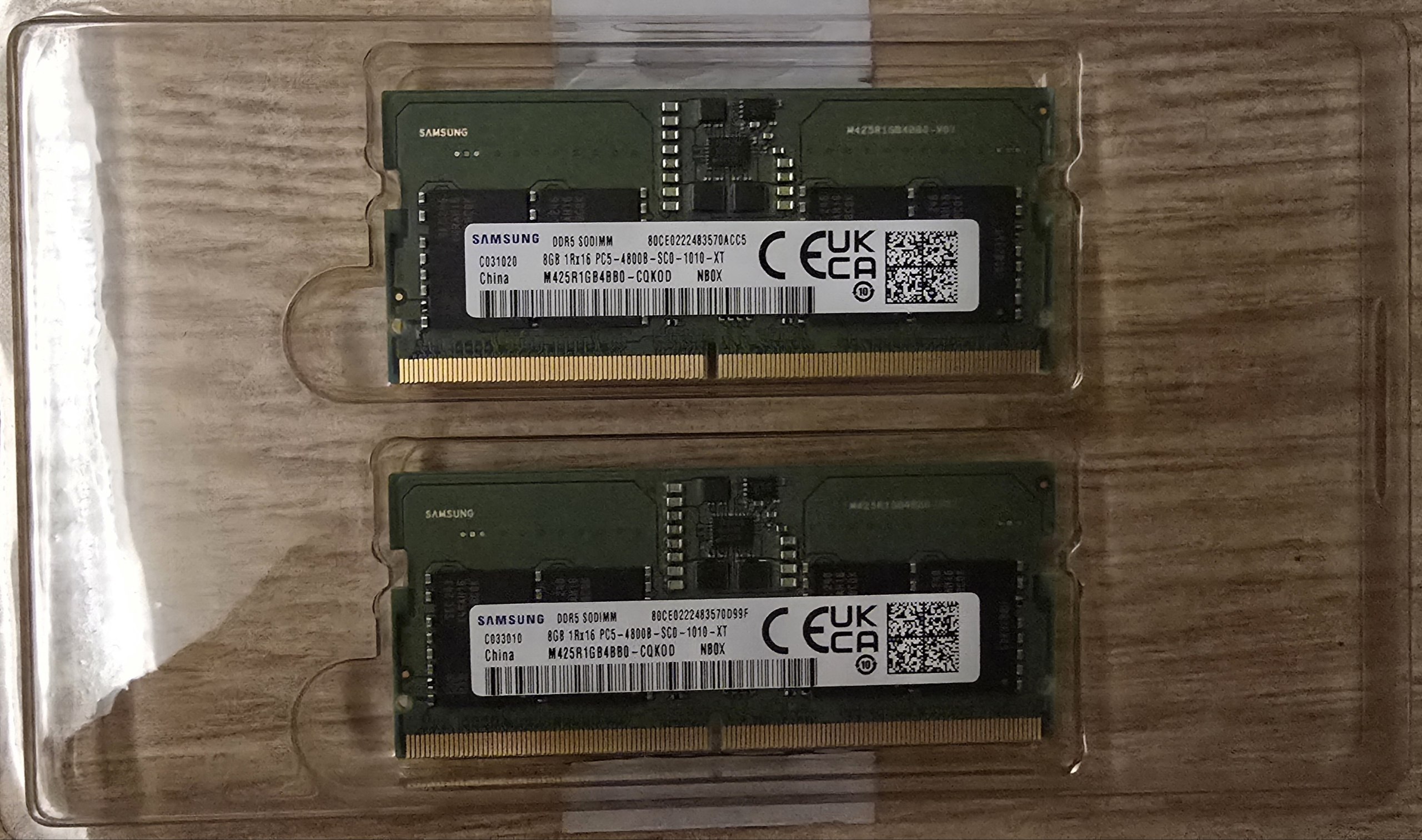 Оперативная память Samsung DDR5 SODIMM 16GB (2x8GB)