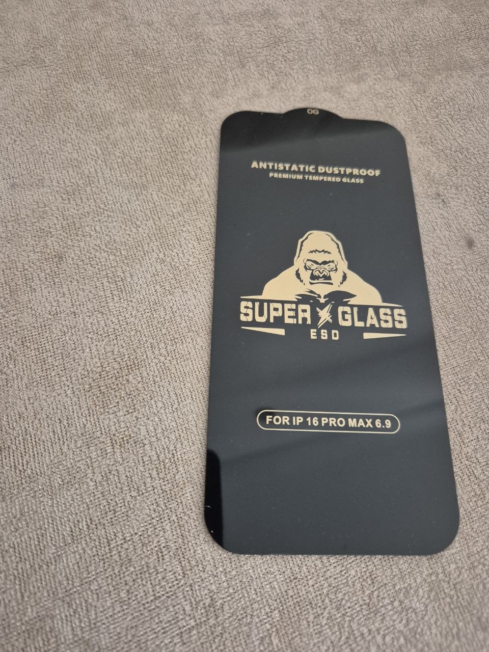 Защитное стекло SUPER GLASS ESD для iPhone 16 Pro Max 6.9″ (3 шт.)