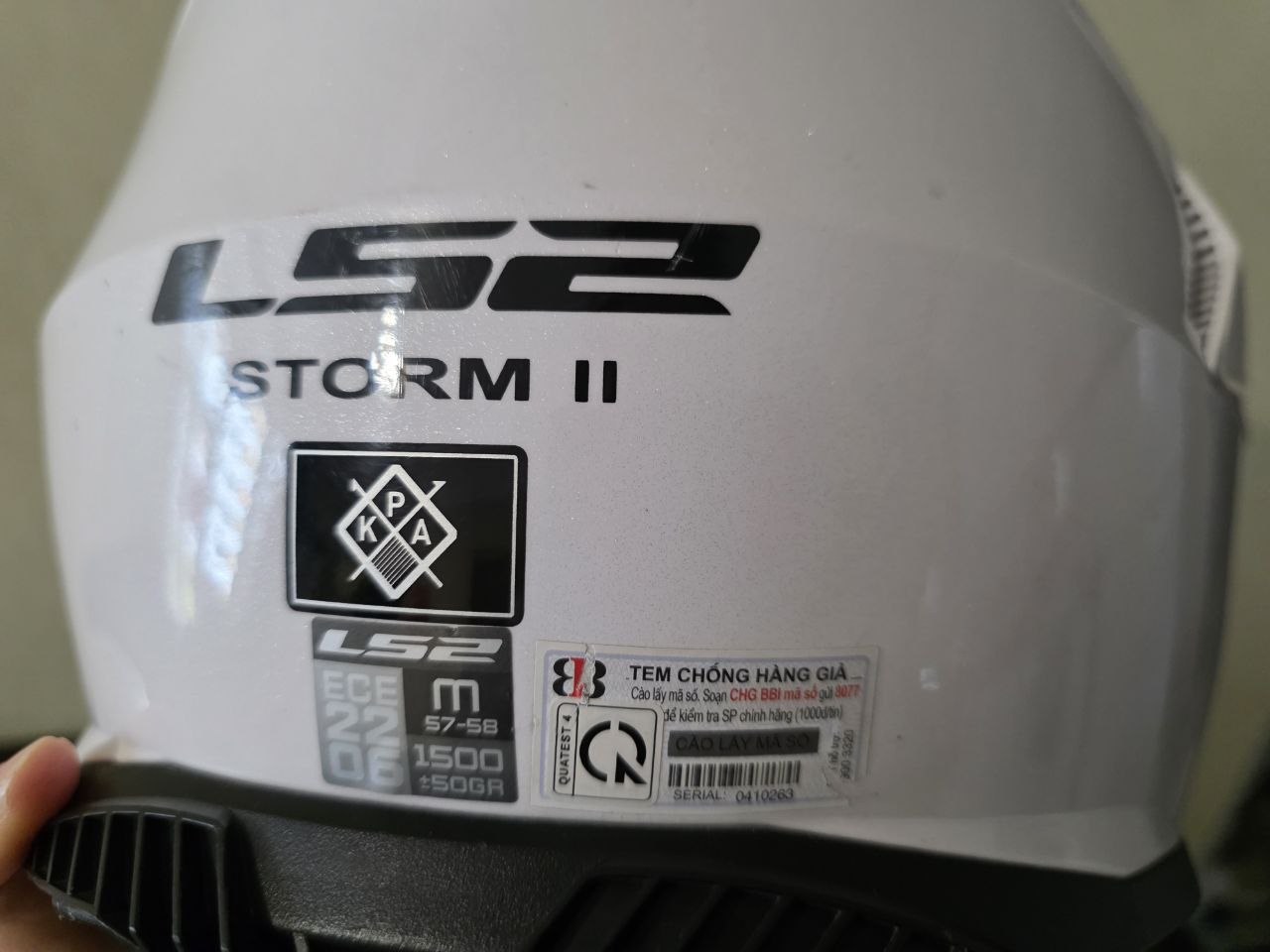 Мотошлем LS2 FF800 Storm II, размер M