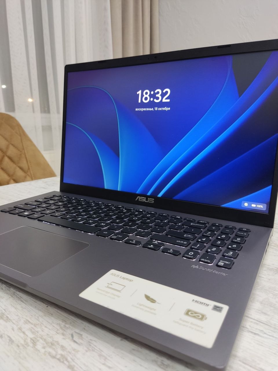 Ноутбук ASUS с AMD Athlon Silver 3050U, 20 ГБ ОЗУ, 224 ГБ