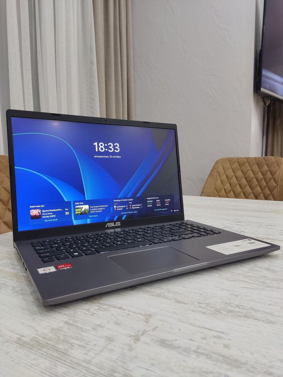 Ноутбук ASUS с AMD Athlon Silver 3050U, 20 ГБ ОЗУ, 224 ГБ