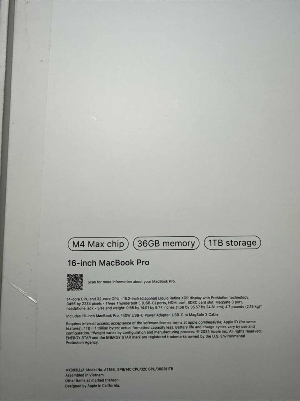 MacBook Pro 16 на M4 Max