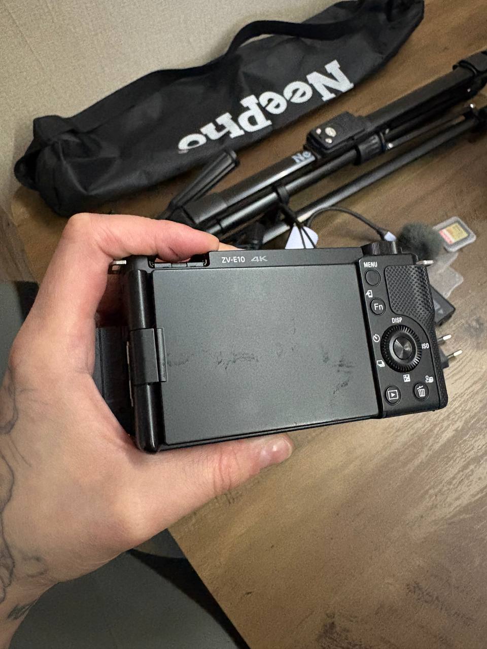 Sony ZV-E10 камера с аксессуарами