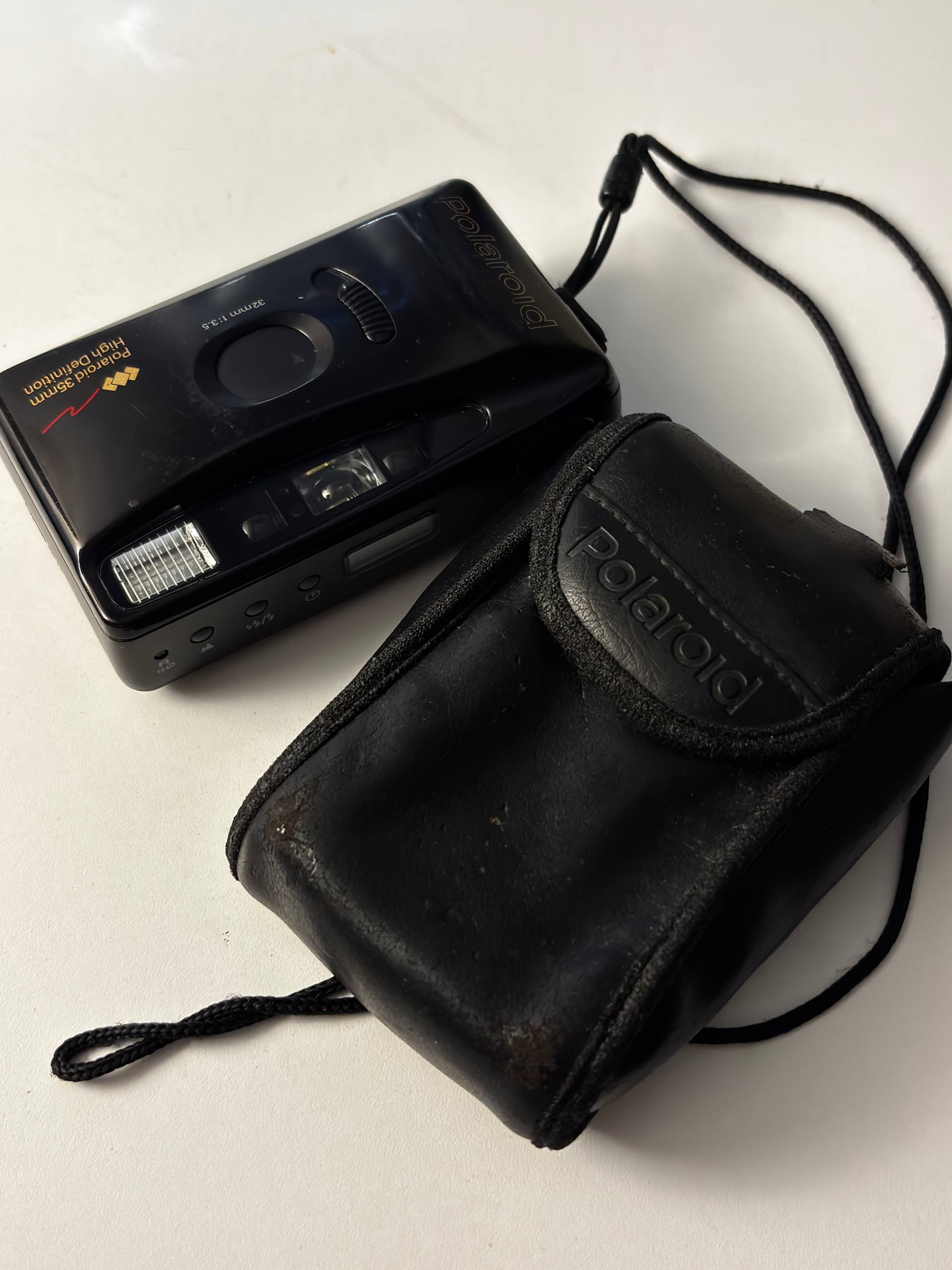 Винтажный плёночный фотоаппарат Polaroid 35mm High Definition + чехол