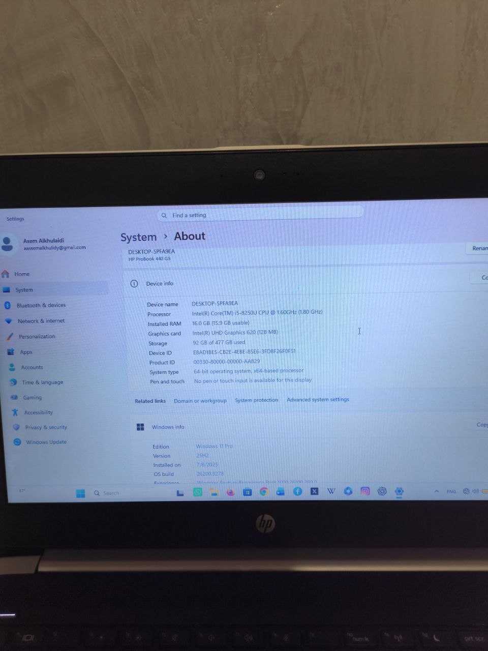 Ноутбук HP ProBook 440 G5