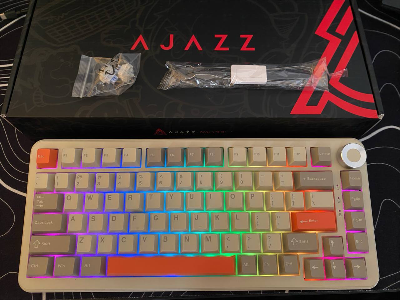 AJAZZ AK820 MAX беспроводная механическая клавиатура 75%