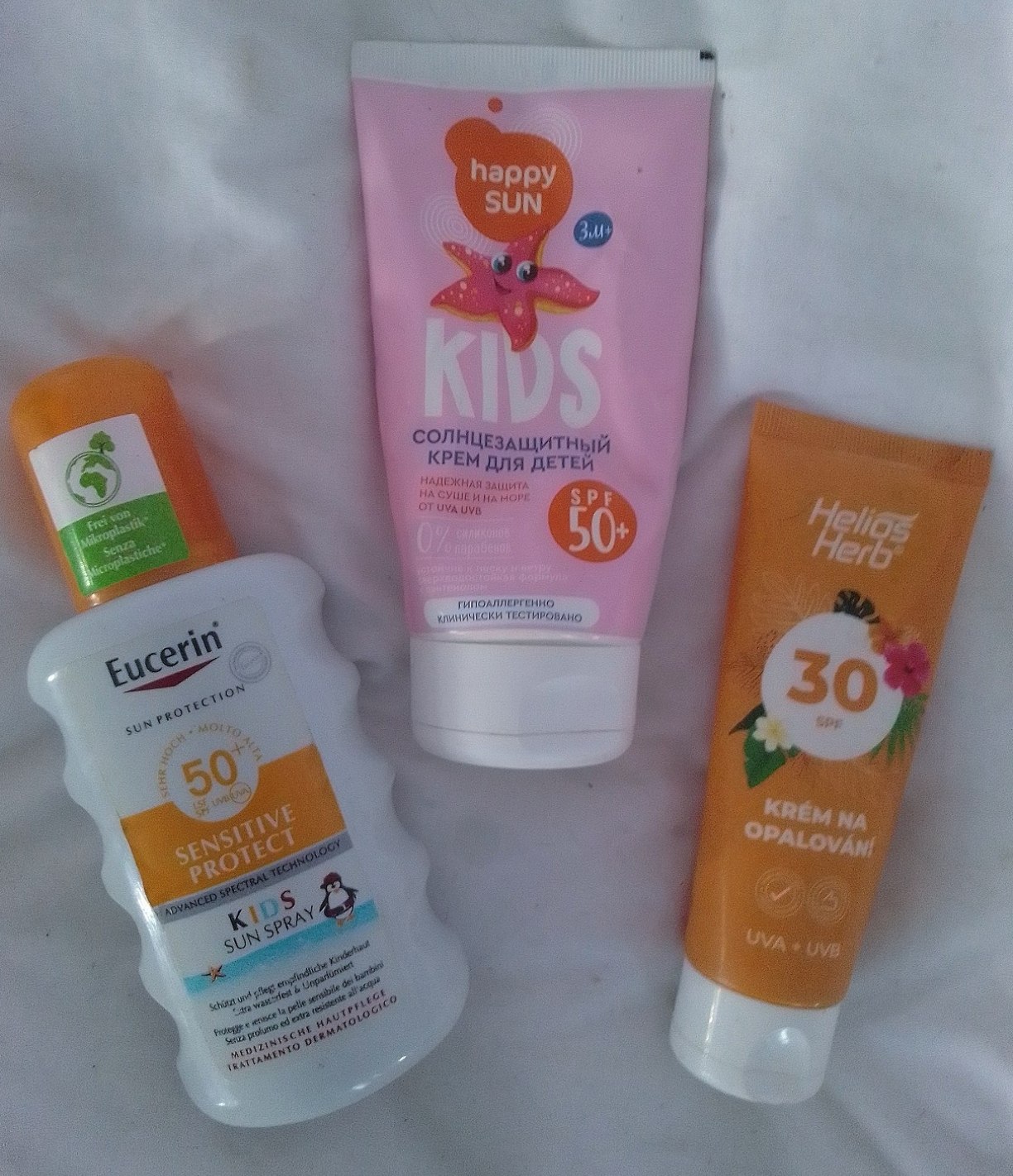 Солнцезащитный крем SPF 50+ и SPF 30