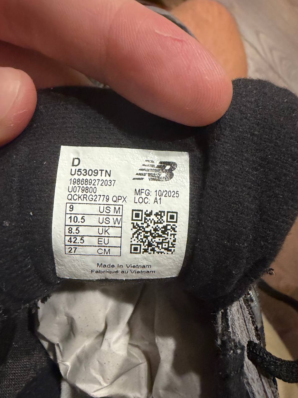 Кроссовки New Balance 530 U5309TN, размер 42.5