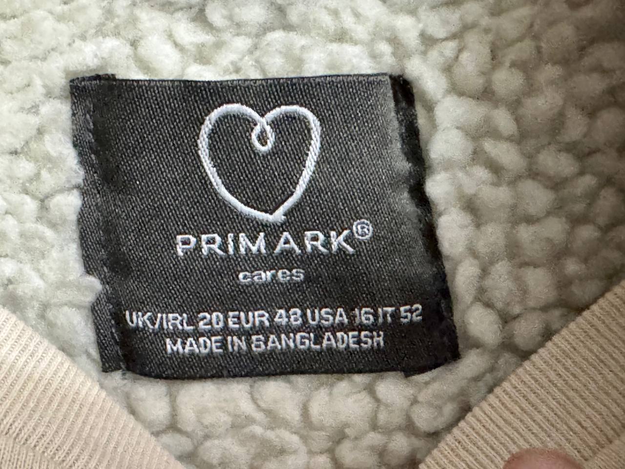 Утепленная джинсовая куртка Primark с искусственным мехом