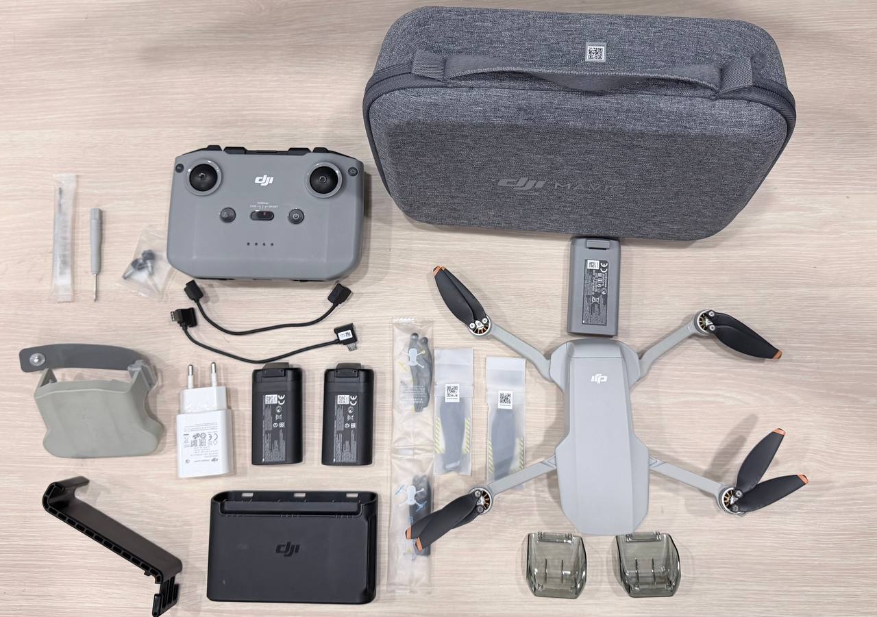 Квадрокоптер DJI Mini 2 4K с комплектом аксессуаров