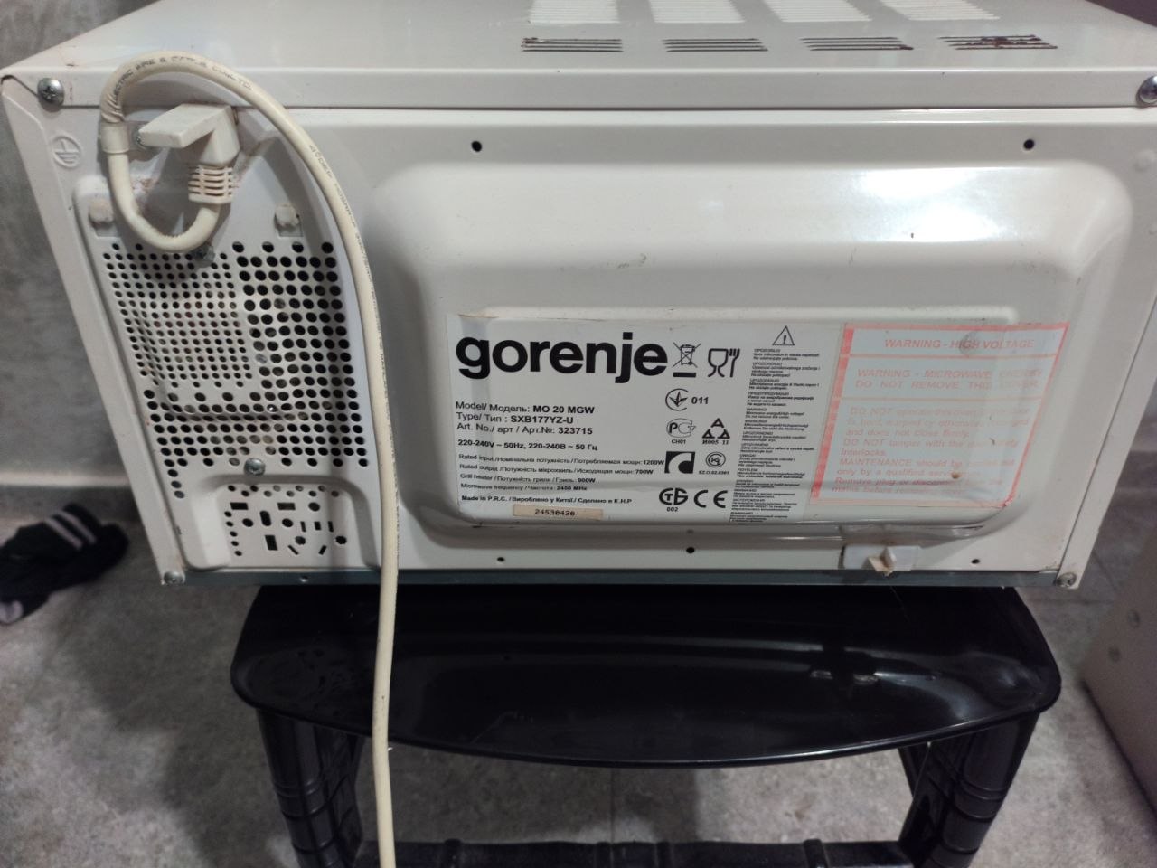 Микроволновая печь Gorenje с грилем