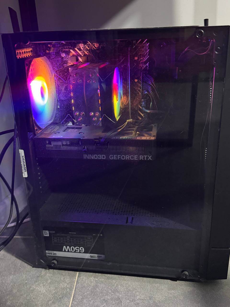 Игровой ПК: ASUS PRIME H610M-K D4, RTX 5050 8 ГБ, 16 ГБ DDR4