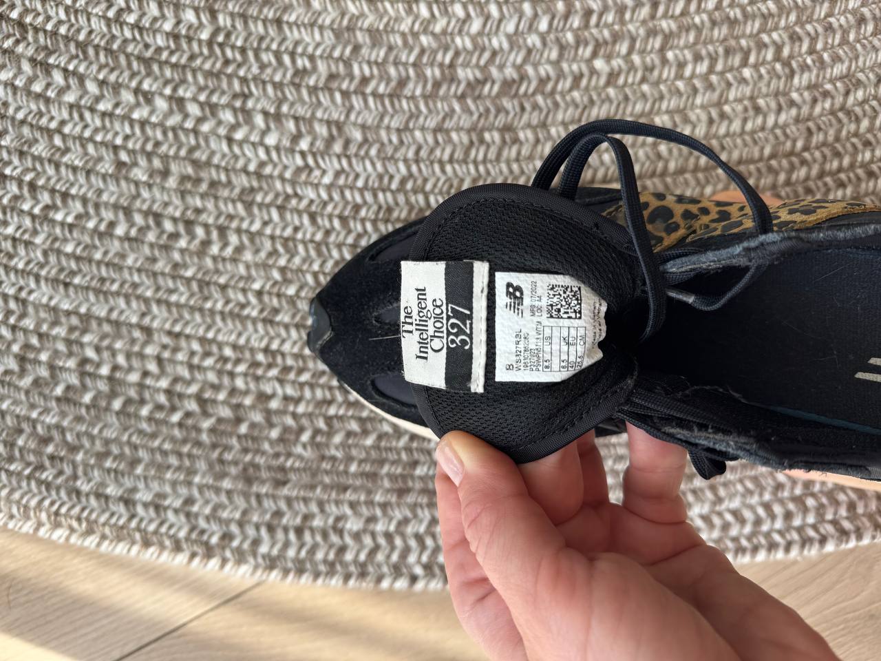 Кроссовки New Balance из натуральной замши