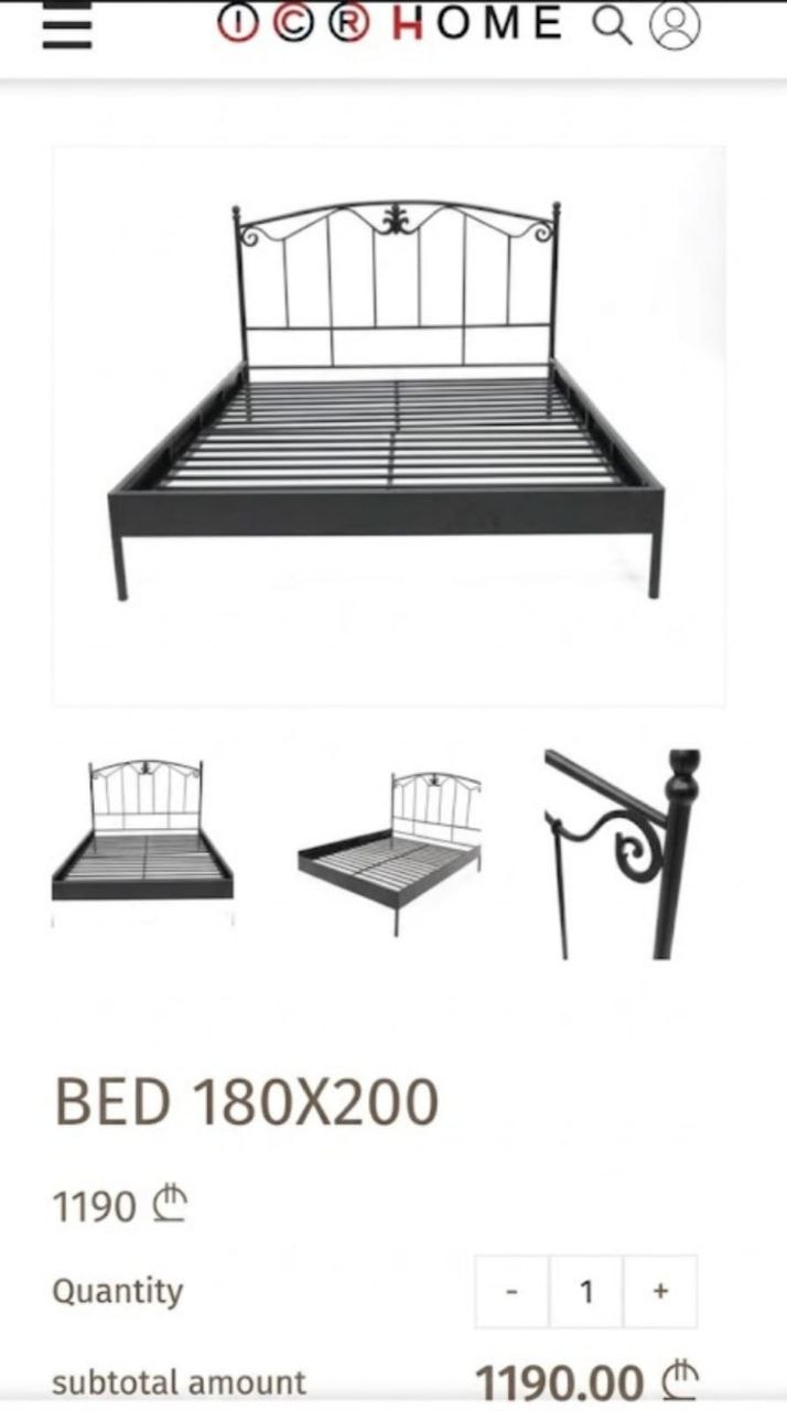 Кровать King Size 180x200 новая в упаковке