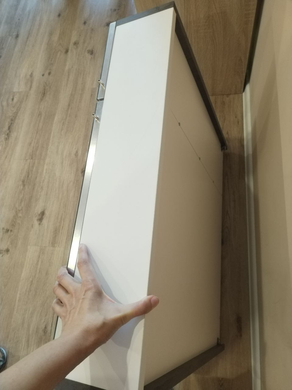 Зеркало для ванной комнаты с полками, 74×61 см