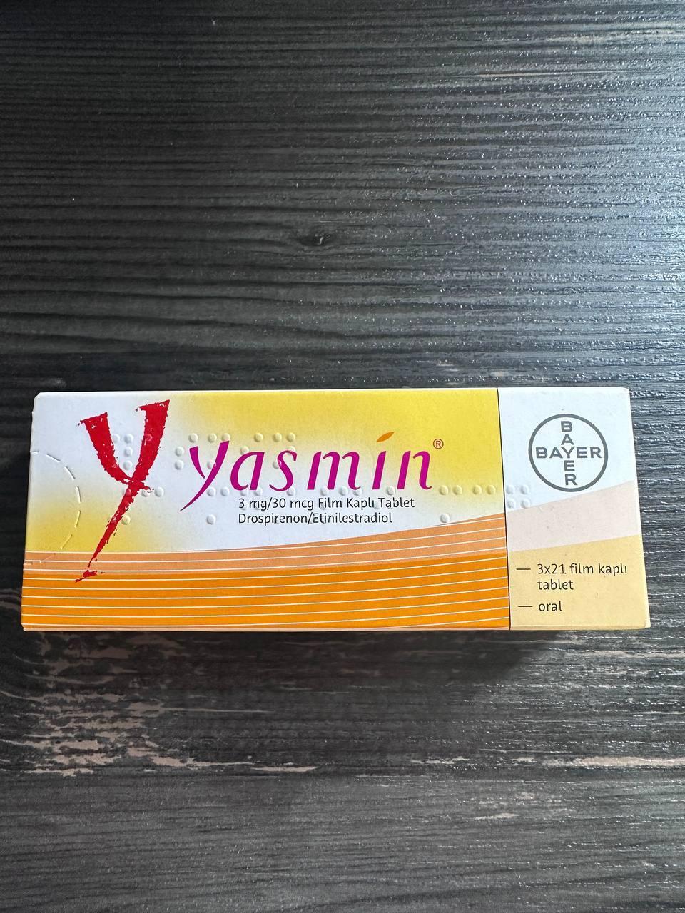 Турецкая Ярина (Yasmin) таблетки, упаковка 3 шт