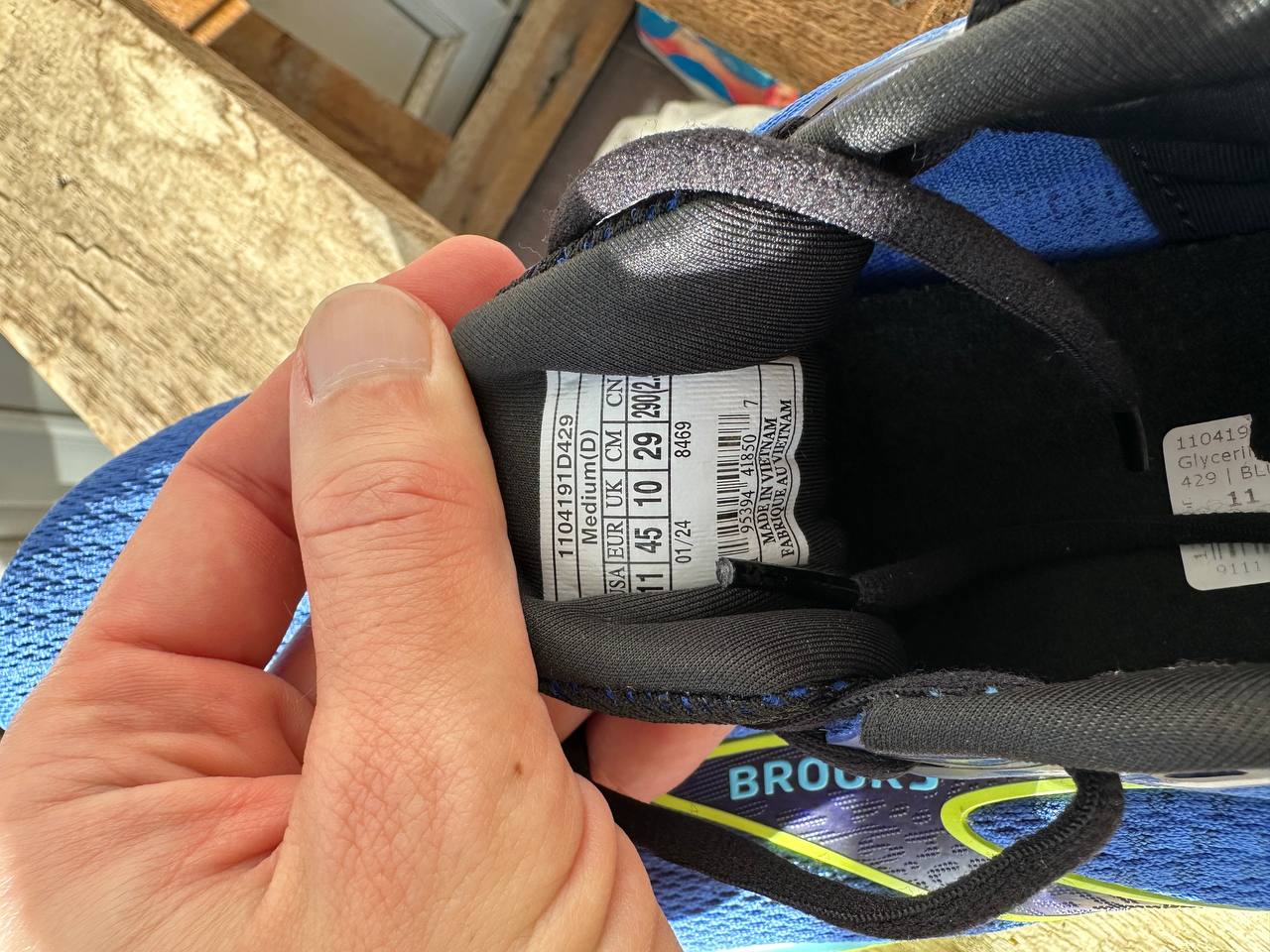 Brooks Glycerin 21 кроссовки, размер 11 (45EU)