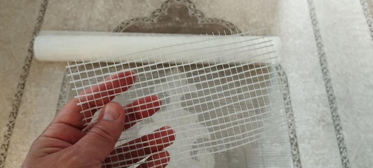 Сетка штукатурная стекловолоконная, ширина 1 м