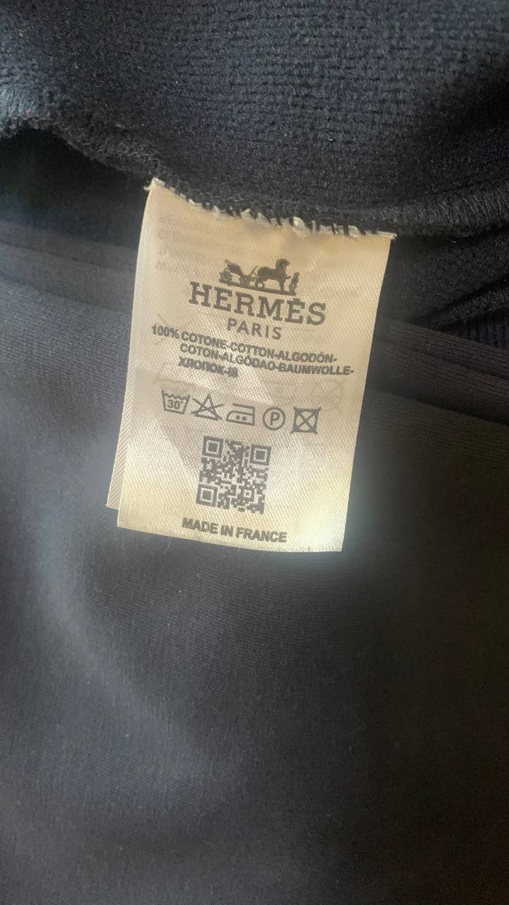 Мужской спортивный костюм Hermès (худи на молнии + джоггеры)