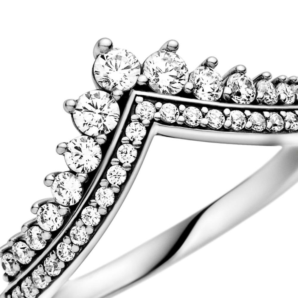 Кольцо Pandora Princess Wishbone Silver