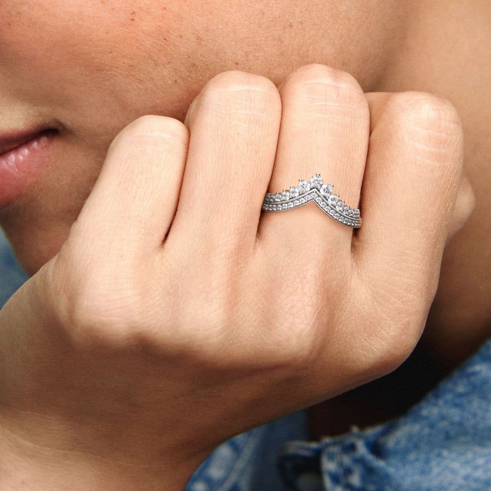 Кольцо Pandora Princess Wishbone Silver