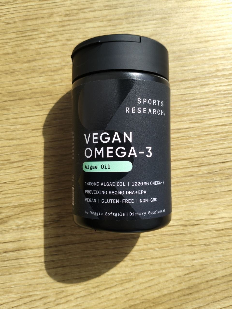 Веганская Омега-3 EPA+DHA 510 мг, 60 капсул