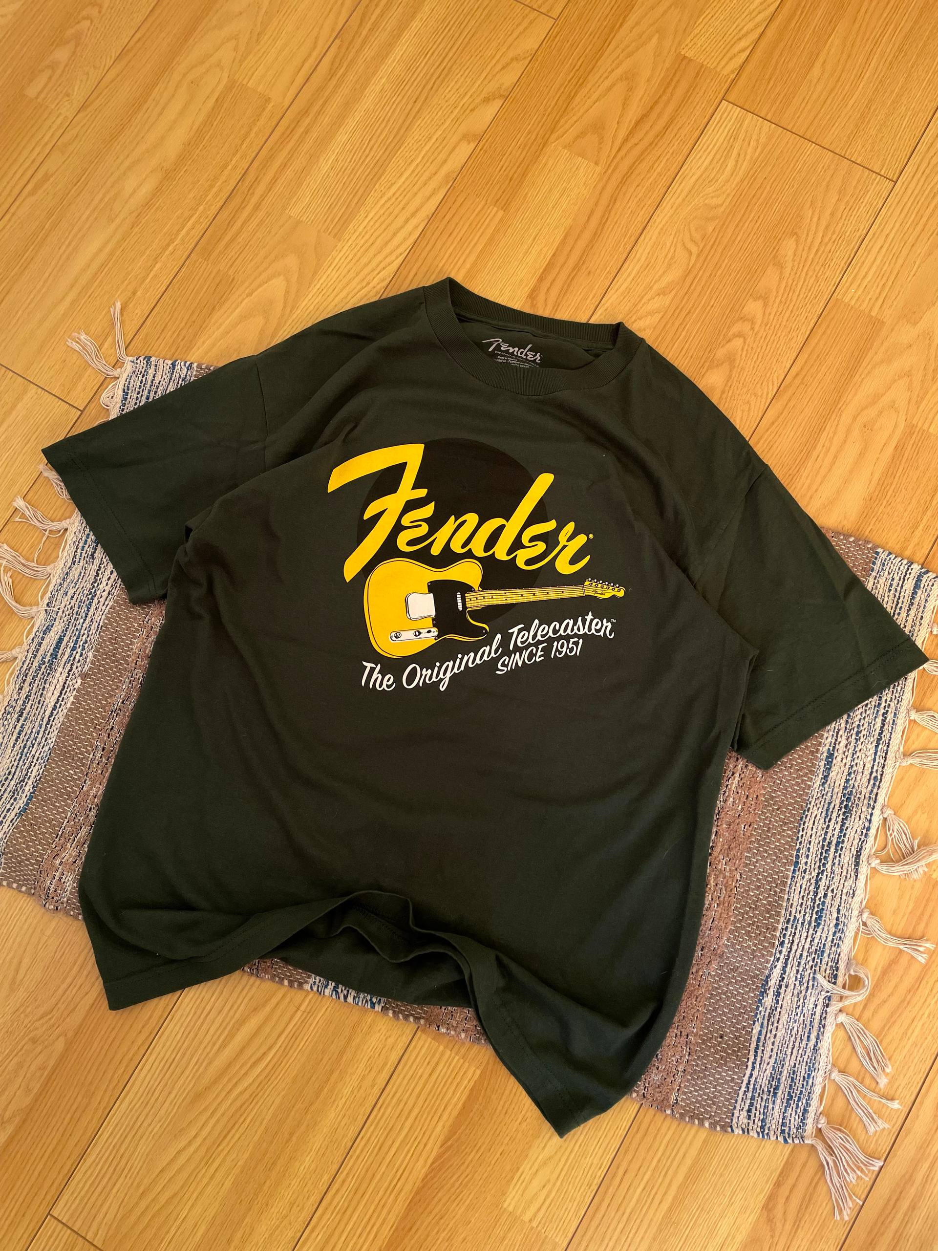 Винтажная футболка Fender
