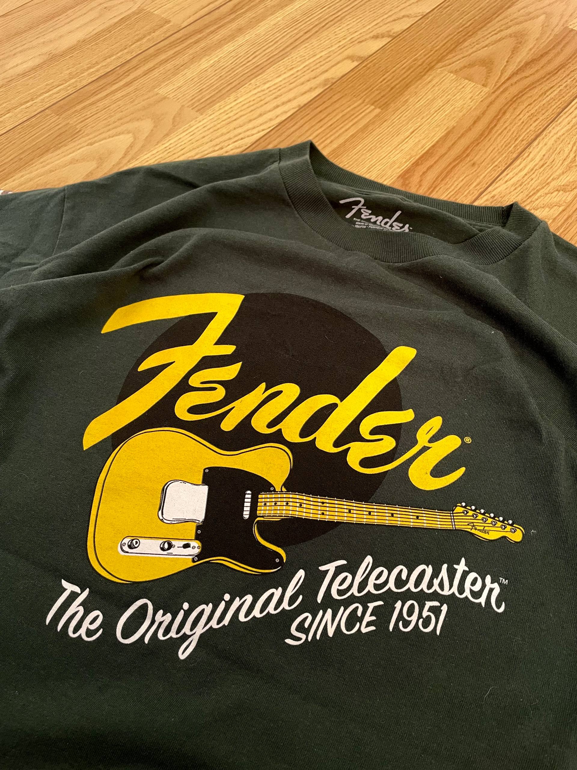 Винтажная футболка Fender