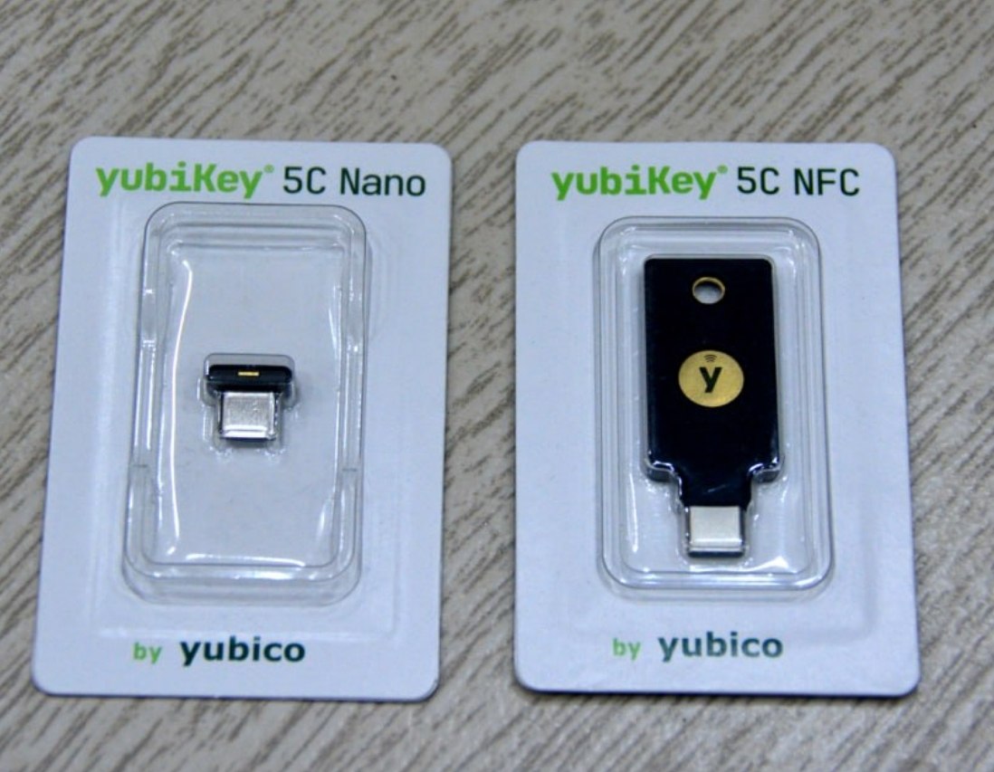 YubiKey 5C NFC аппаратный ключ безопасности