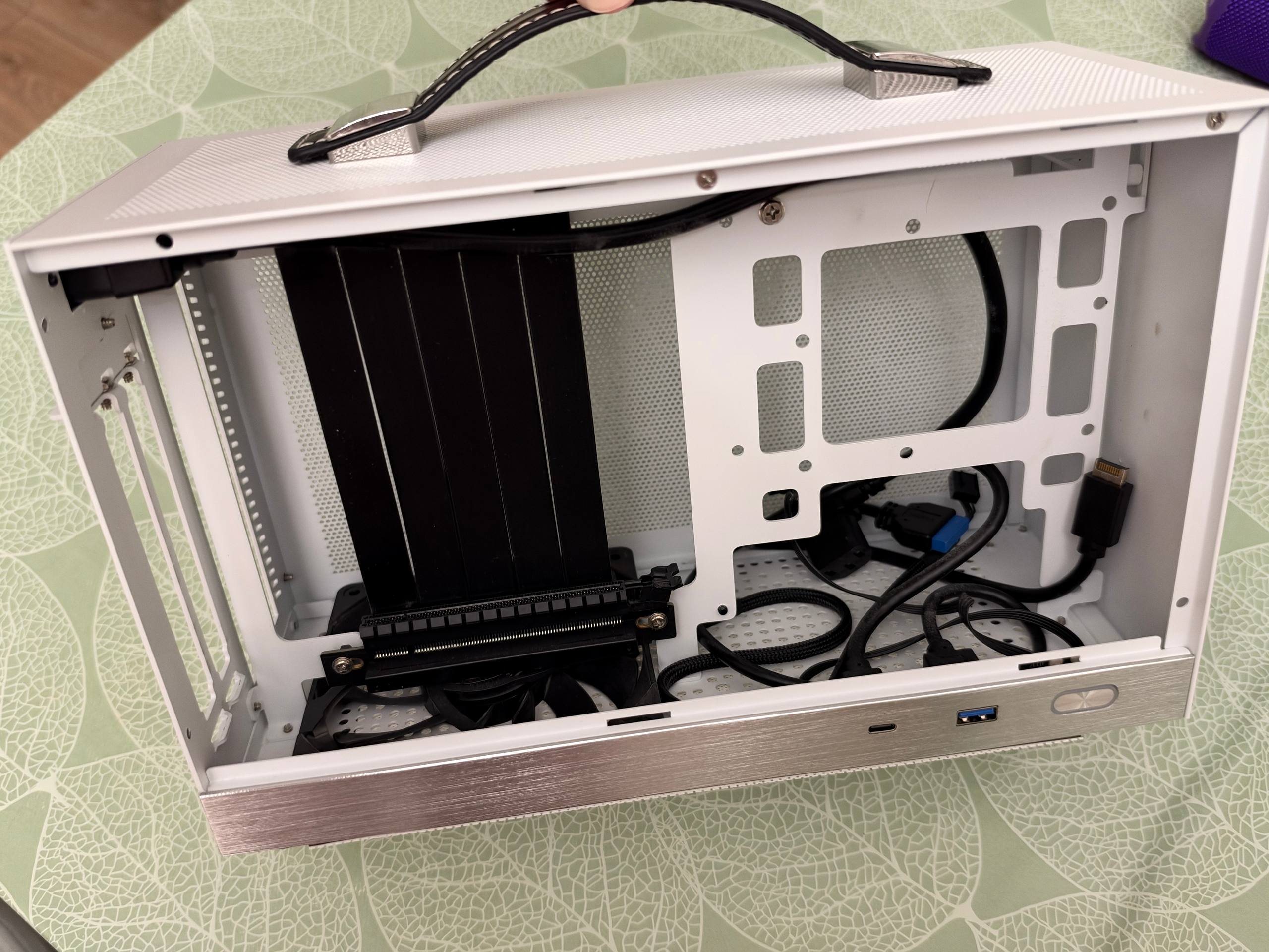 Компьютерный корпус KXRORS S300 Mini-ITX + райзер PCI-E 4.0 + кулер Thermalright