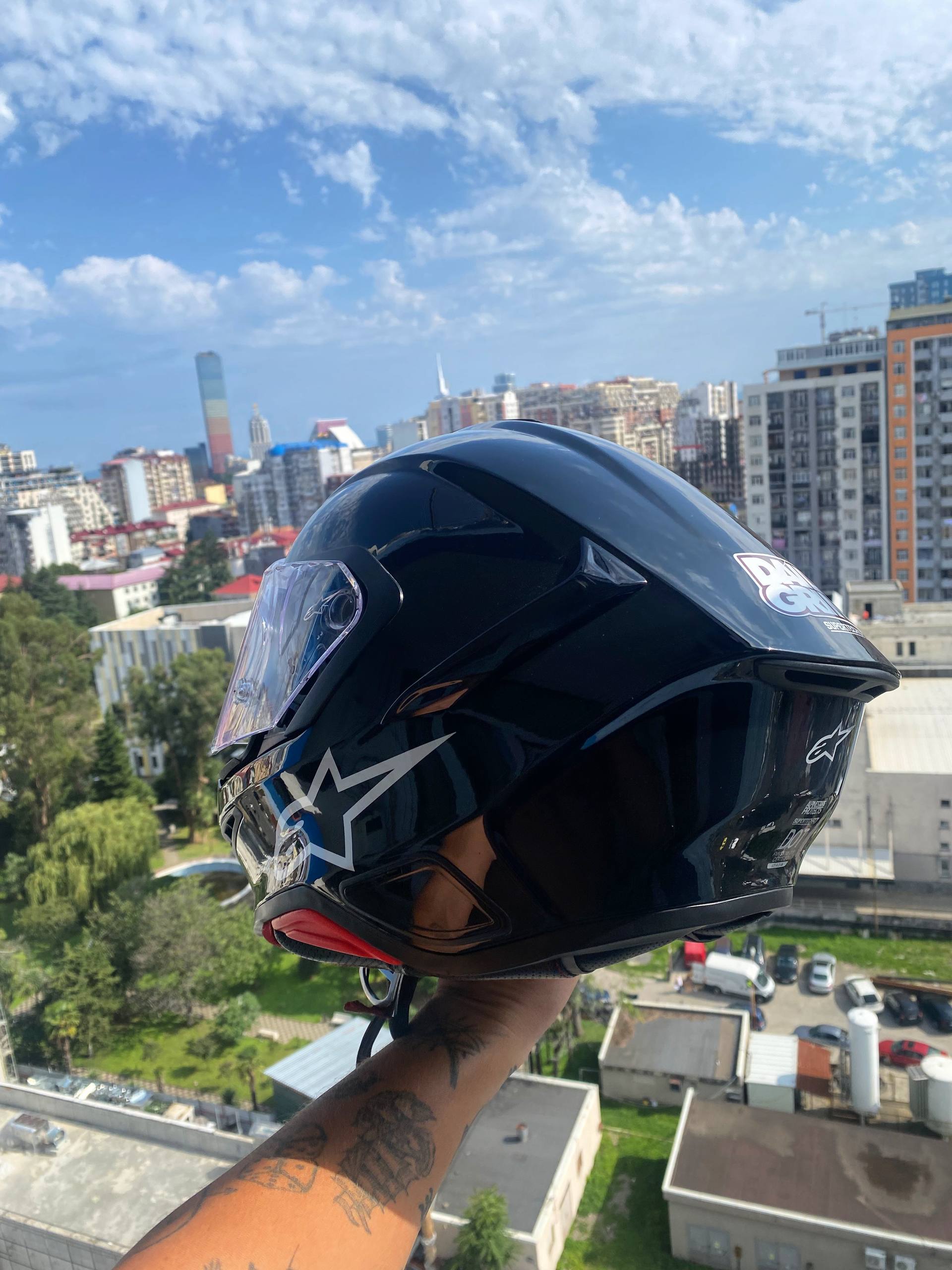 Мотоциклетный шлем Alpinestars S-R7, размер M