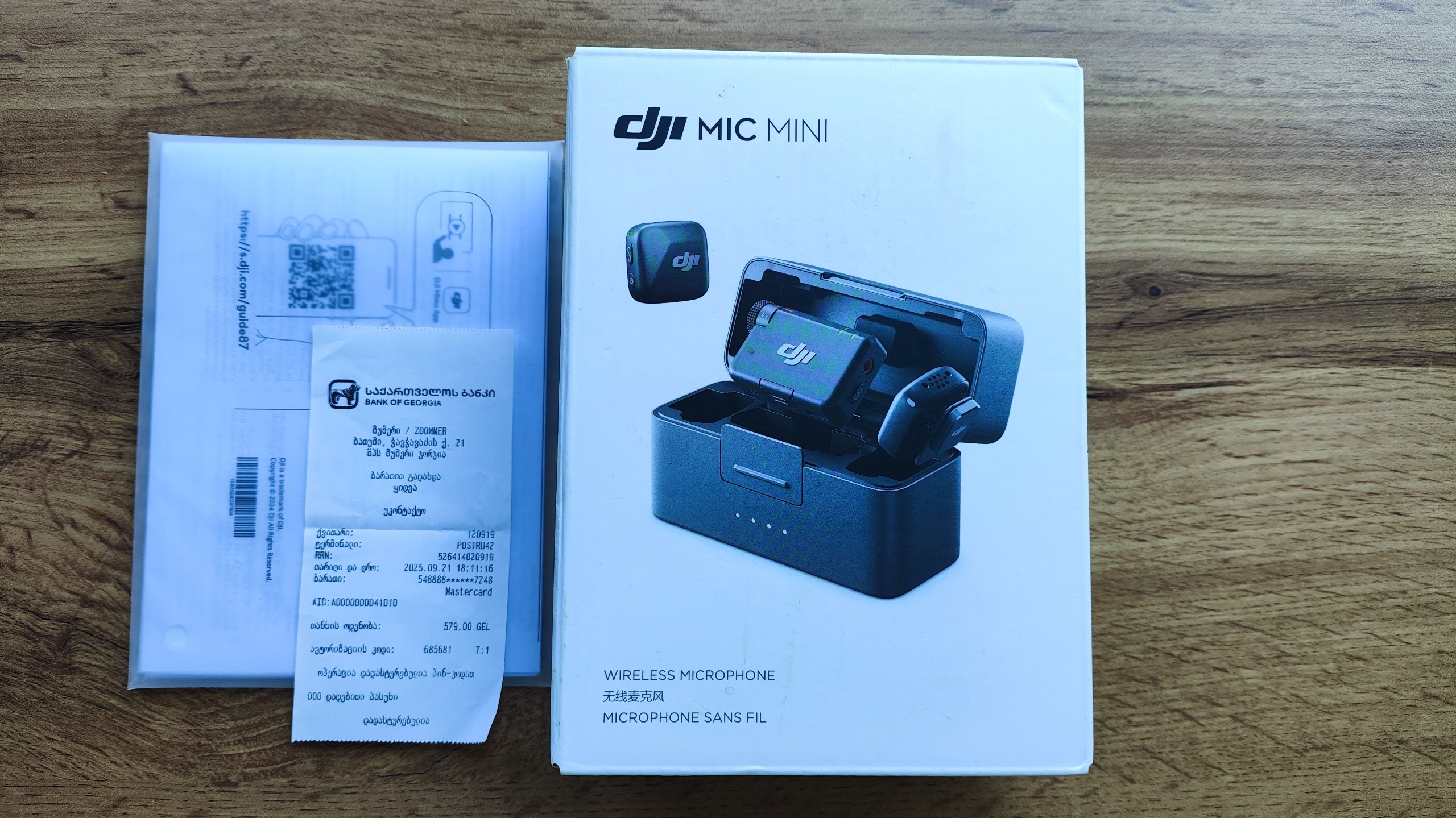 Беспроводная микрофонная система DJI Mic Mini (2 передатчика + приёмник + кейс)