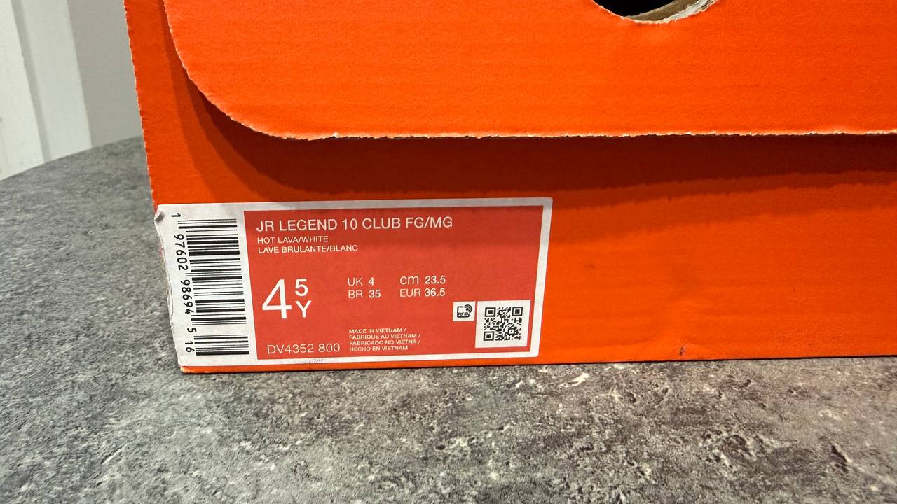 Футбольные бутсы Nike JR Legend 10 Club