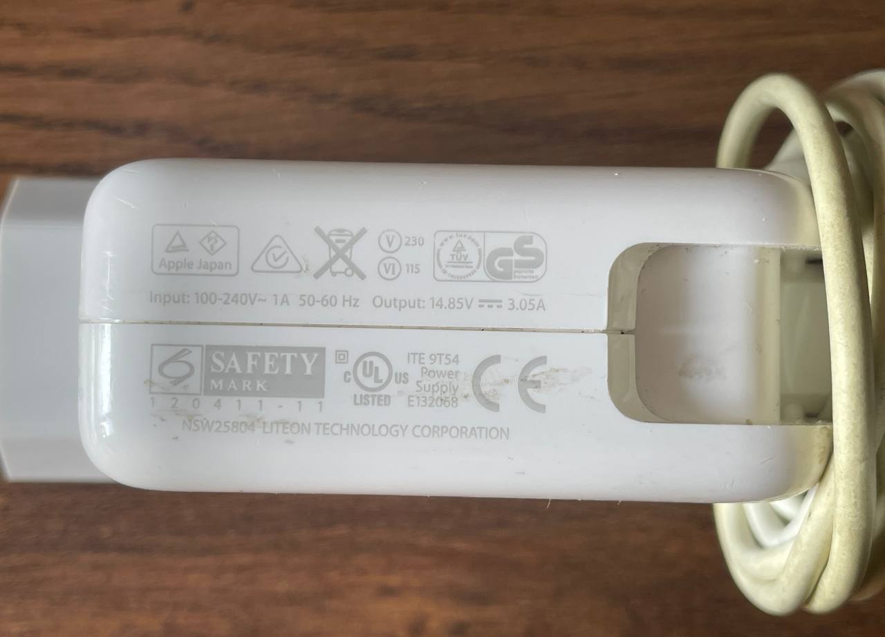 Зарядное устройство MagSafe 2 для Apple MacBook