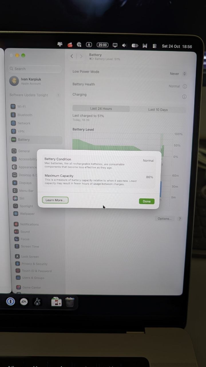 MacBook Pro 16” 16GB/512GB