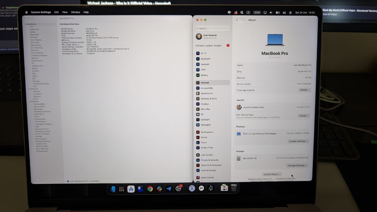 MacBook Pro 16” 16GB/512GB
