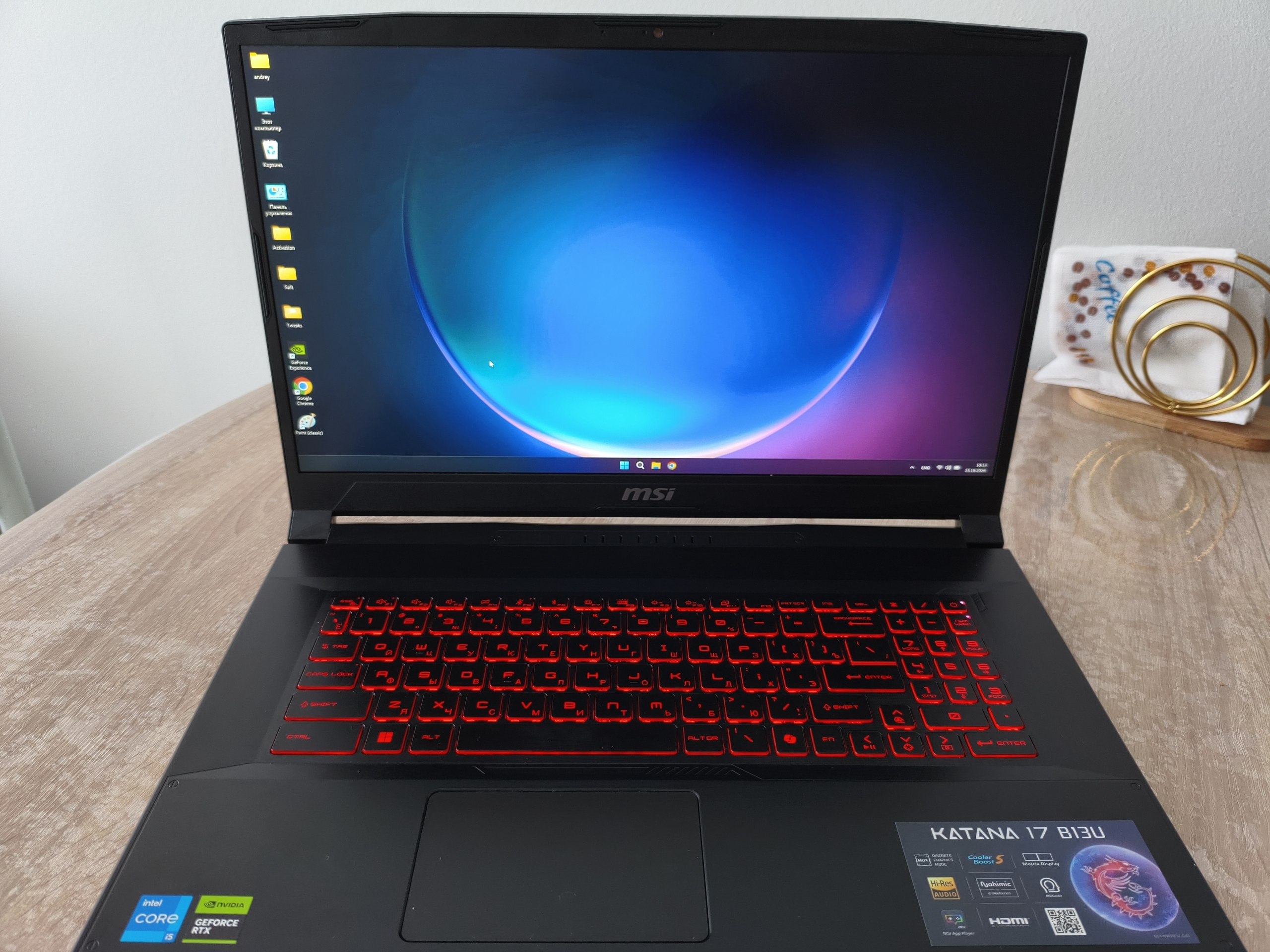 Ноутбук 17.3" Intel Core i5-12450H, RTX 3050, 16 ГБ, 512 ГБ SSD