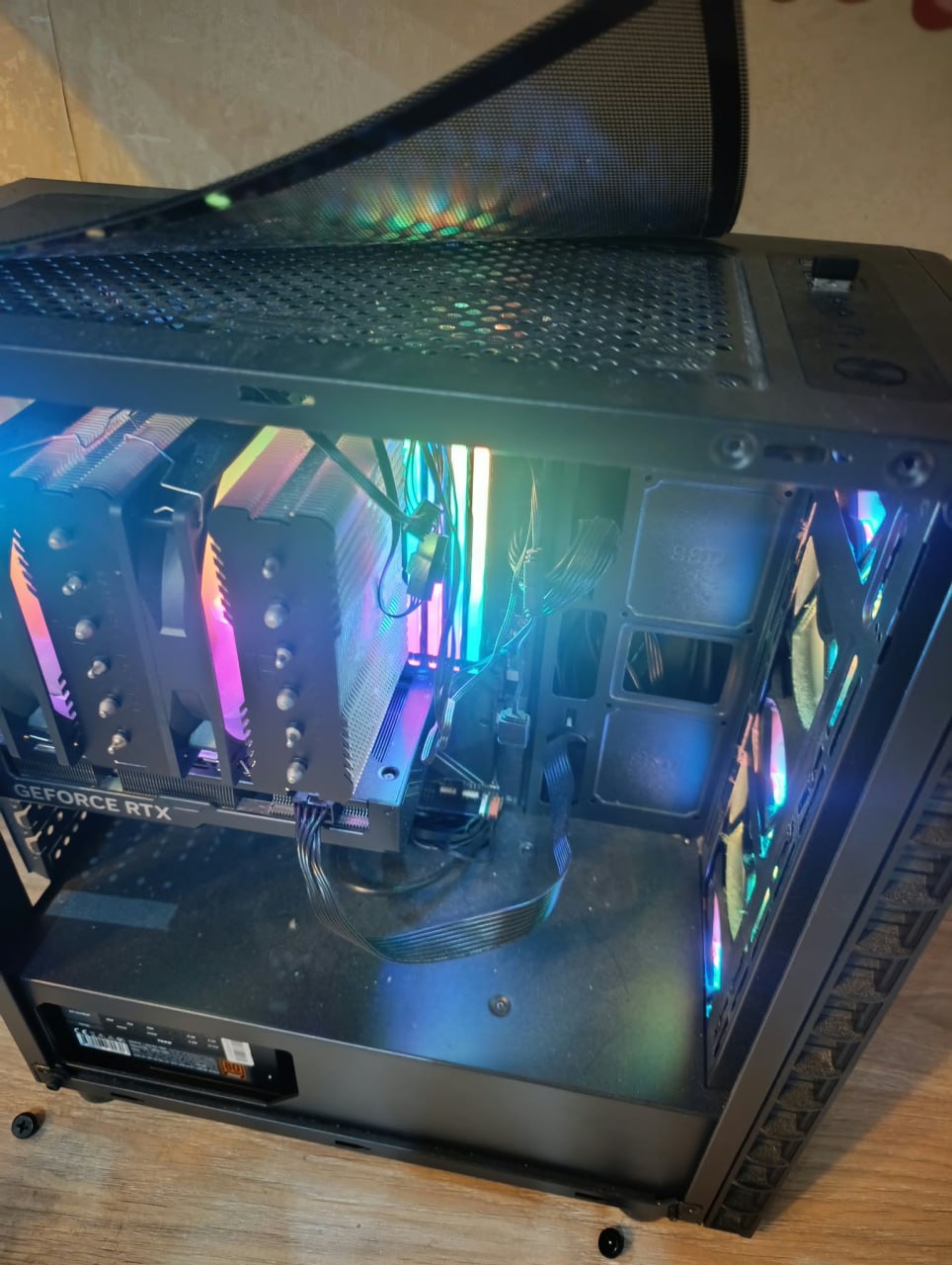 Игровой ПК: Gigabyte RTX 4060 Ti 16GB + Ryzen 7 5800X + 64GB Corsair Vengeance R