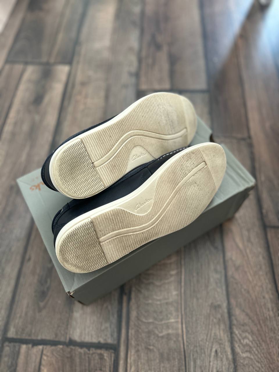 Туфли Clarks, 41-42 размер, натуральная кожа