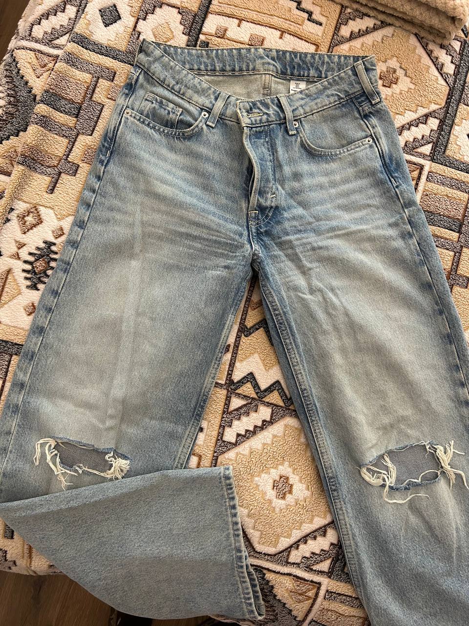 Джинсы H&M baggy wide, EUR 34
