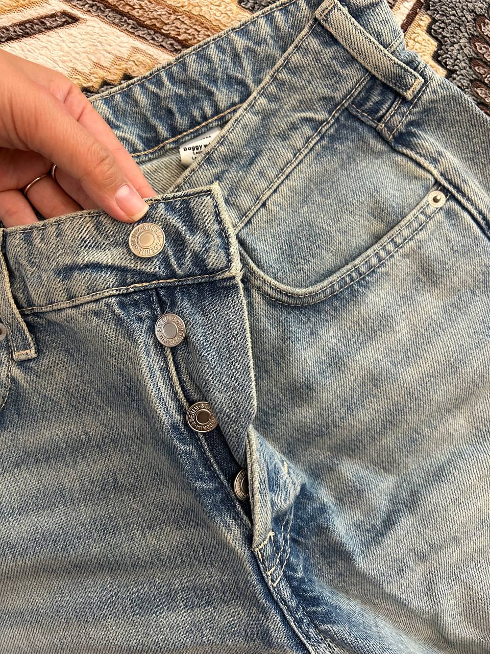 Джинсы H&M baggy wide, EUR 34