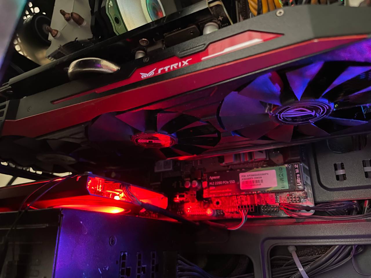 Системный блок: Intel Core i5-9600K, GTX 980 Ti, 16 ГБ ОЗУ, 624 ГБ SSD