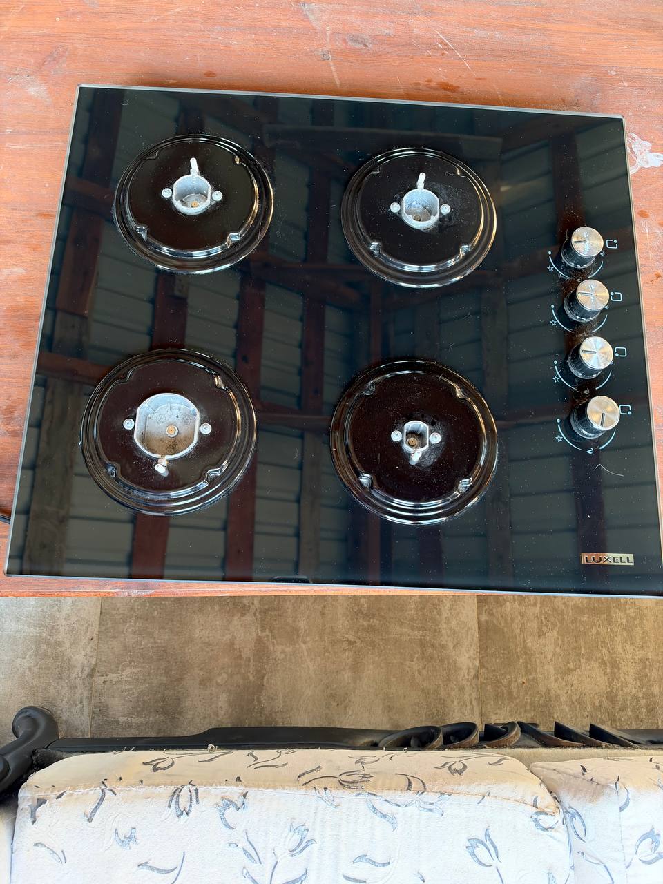 Газовая варочная панель LUXELL LX-40TAHDF BLACK LUXOR