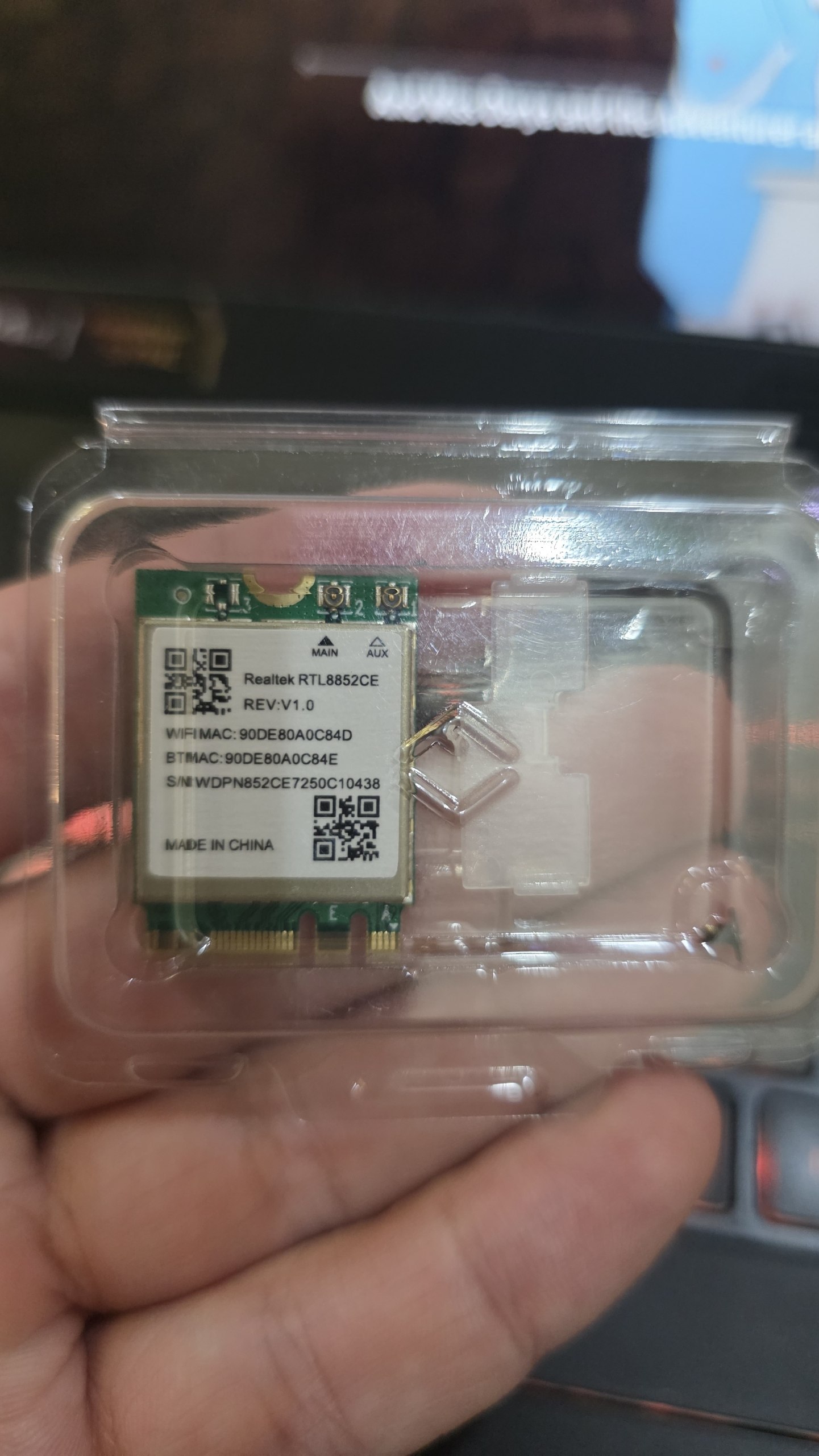 Сетевая карта / WiFi модуль Realtek 8852CE