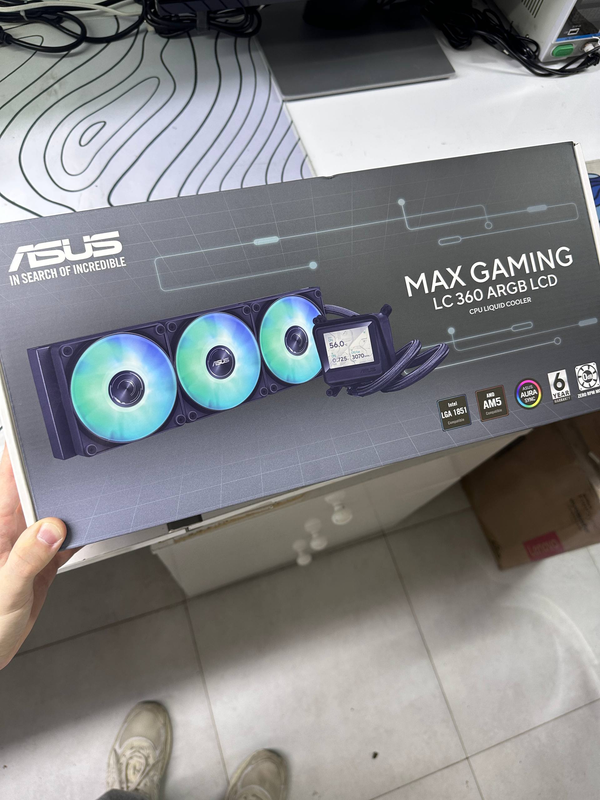 Водяное охлаждение ASUS Max Gaming LC360