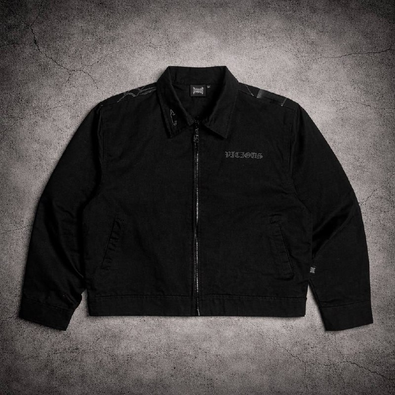 SAPPHIRE BLACK WORK JACKET