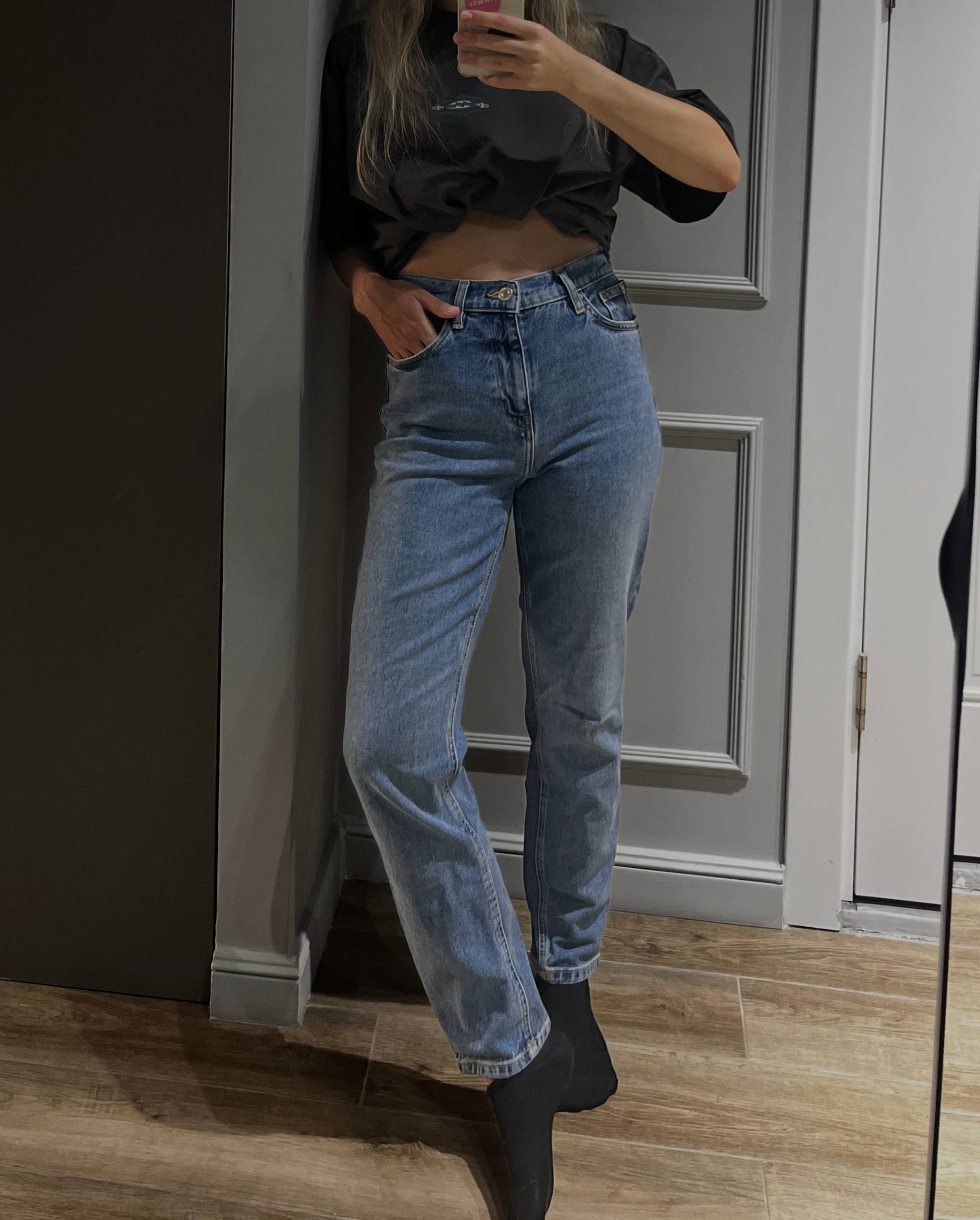 Джинсы Mango Mom, размер 34