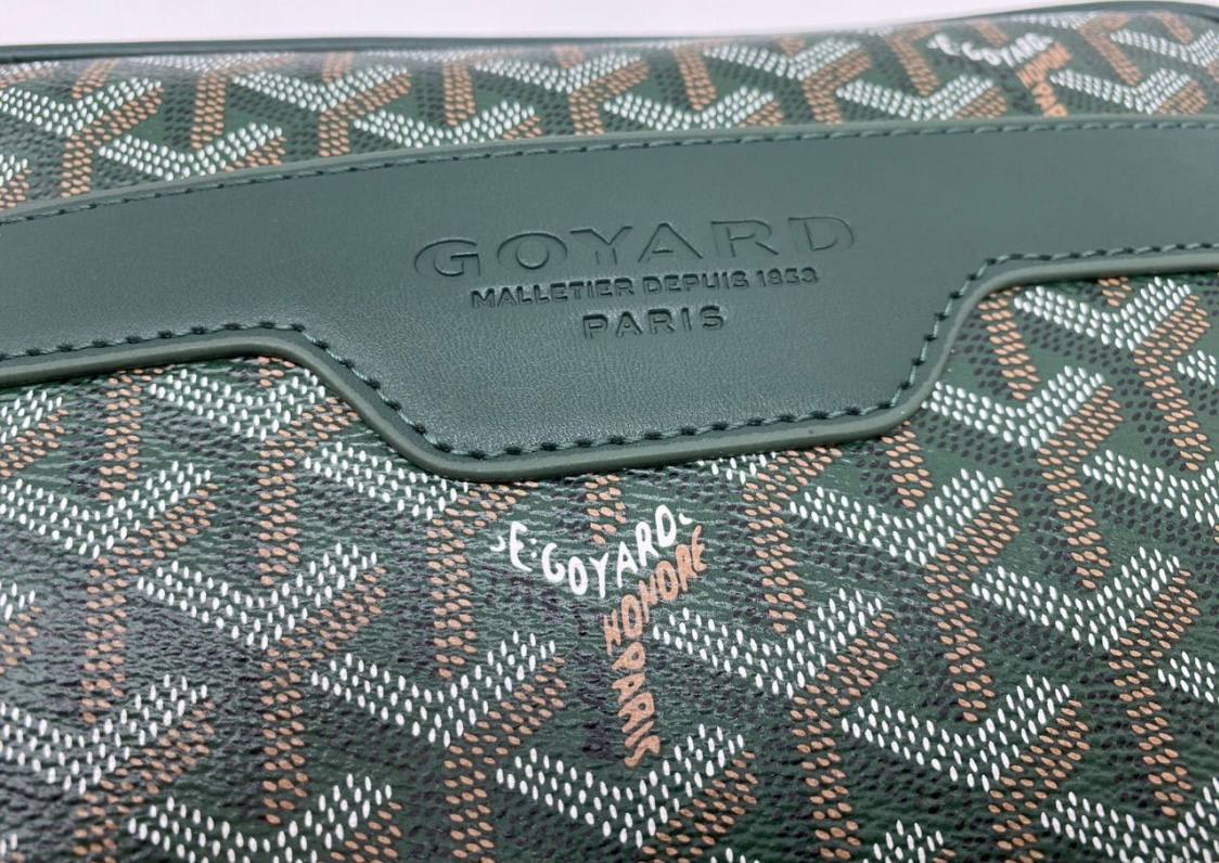 Сумка через плечо Goyard зеленая новая